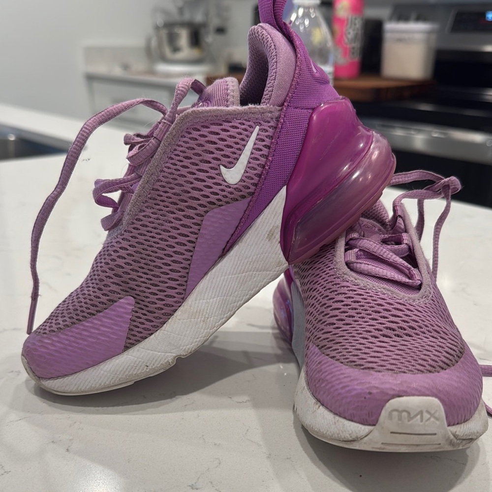 Nike Purple Sneakers with Mesh Upper and White Midsoles